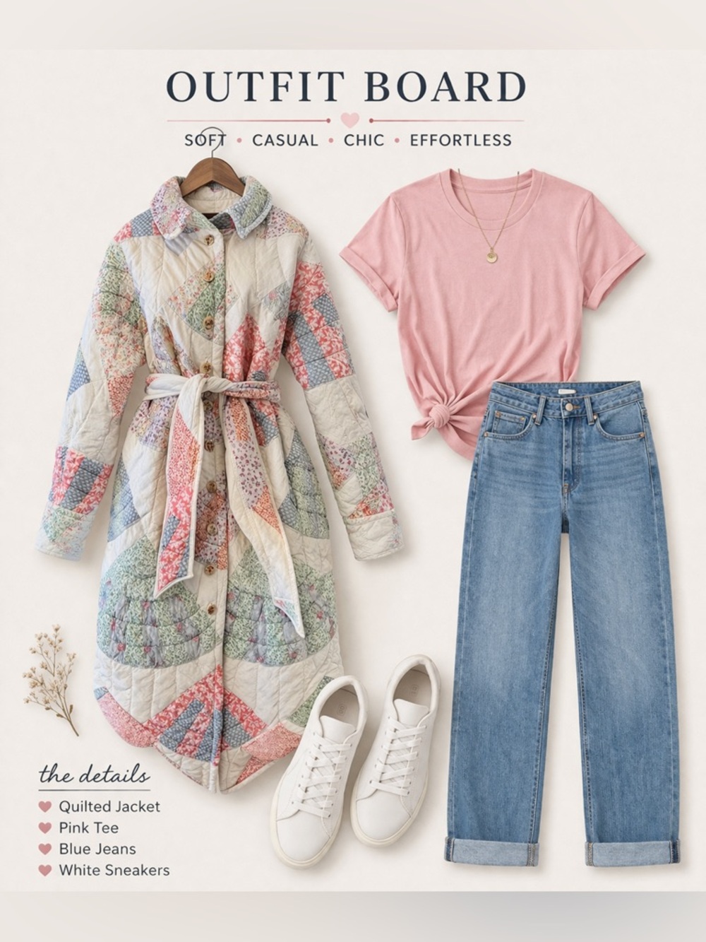 💕SOLD 🧵HANDMADE Fan Patchwork Long Quilt Belted Coat in Pastel Floral S/M - Picture 16 of 16